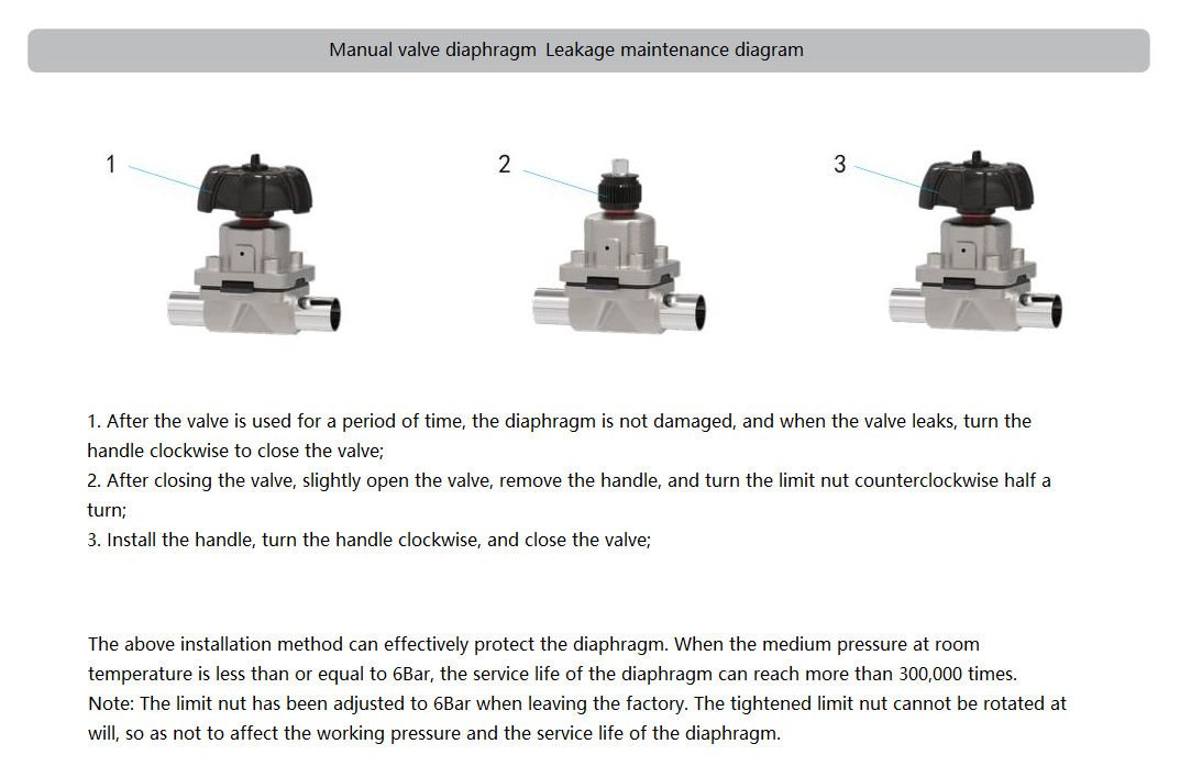 Hygienic Manual Diaphragm Valve2
