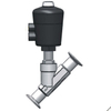 Pneumatic angle seat valve (Clamp)