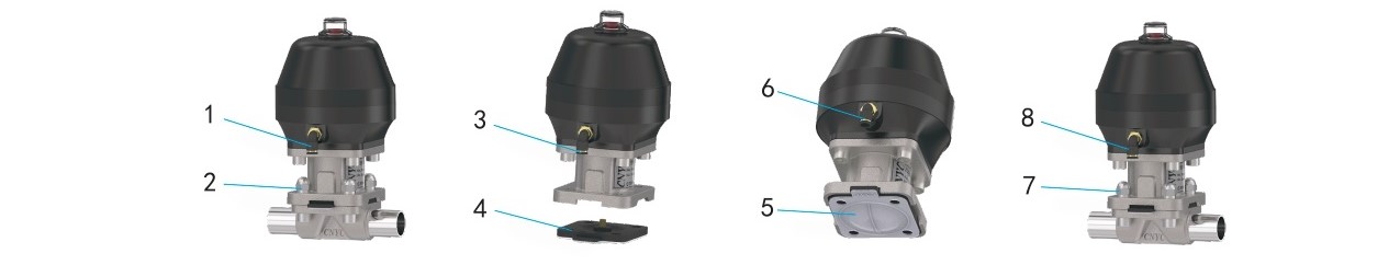Pneumatic Diaphragm Valve