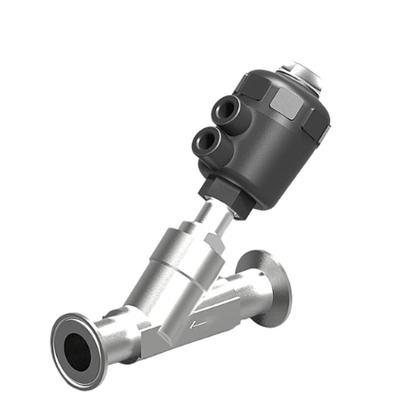  Pneumatic Angle Seat Valve